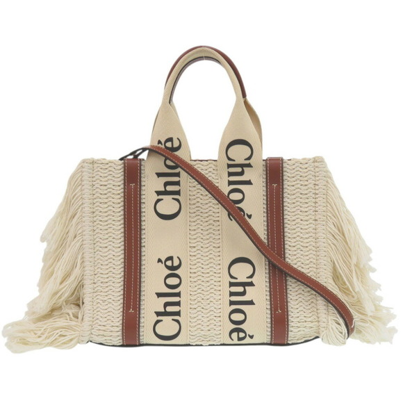 CHLOE Cream Leather Tote Bag - Picture 1 of 10